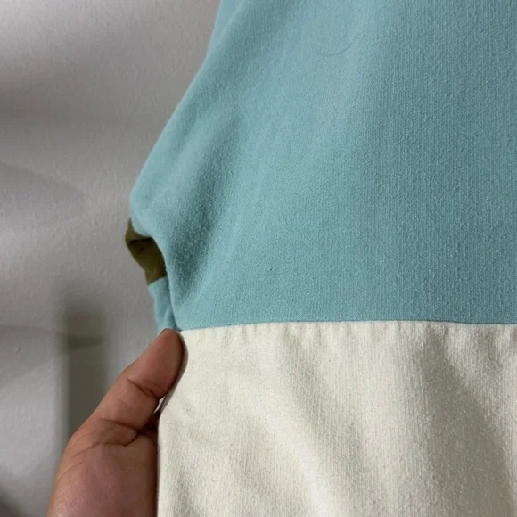 Cotopaxi MEDIUM Bandera Organic Cotton Sweatshirt Drawstring Hem Colorblock - Picture 11 of 11